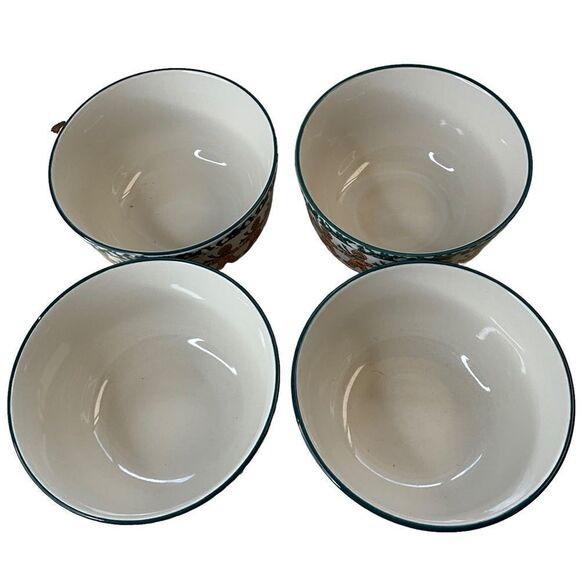 Folkcraft By Tienshan Gingerbread Bowls Set of 4 - Picture 9 of 9